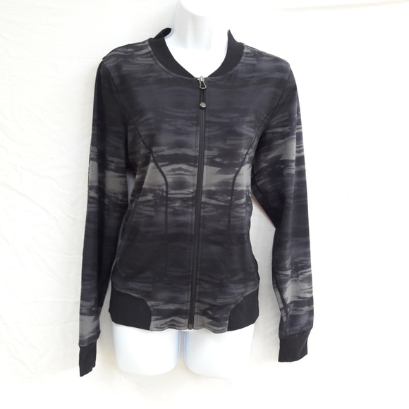 Athleta Jacket Bombtastic Athletic Full Front Zip Wicking Breathable M - Picture 8 of 8